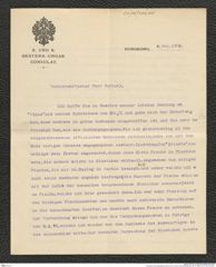 Nachlass Franz Steindachner, Brief von N. Post an Franz Steindachner (04.12.1905), Inv.Nr. 404.04, Seite 1